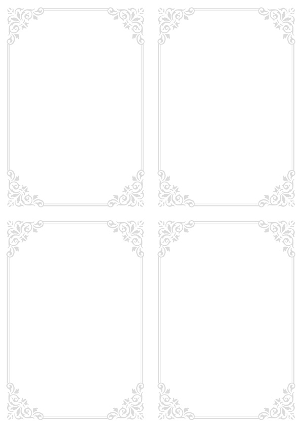 Decorative paper A4 Matilda pearlescent silver 5pcs