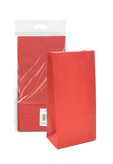 Paper bag mini red 5pcs