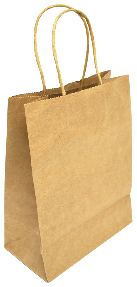 Gift bag M recycled brown