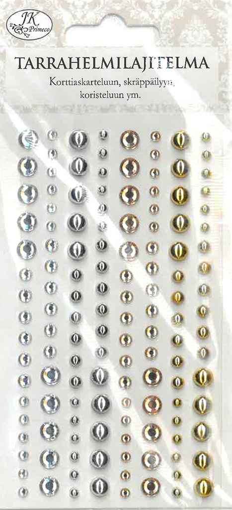 Pearl sticker assortment gold/silver