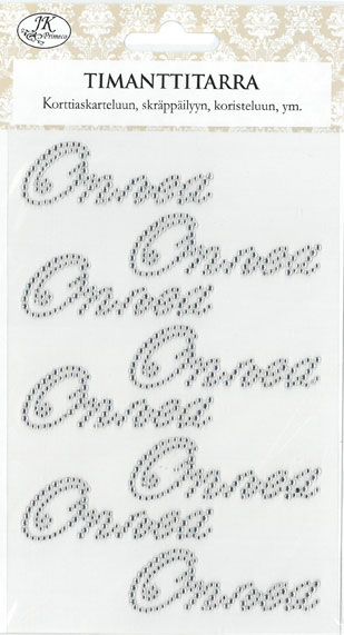 Rhinestone sticker Onnea