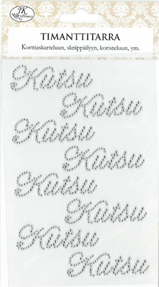 Rhinestone sticker Kutsu
