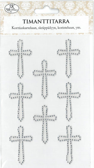 Rhinestone sticker Cross