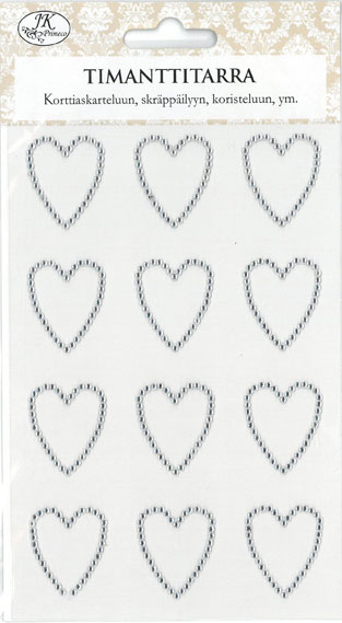 Rhinestone sticker Heart