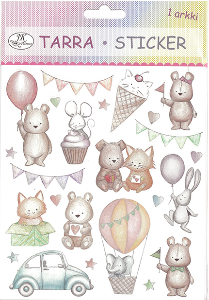 Sticker Soft toys