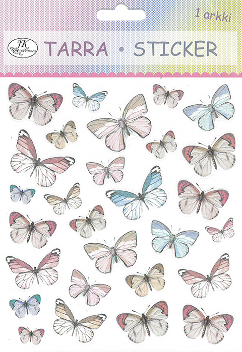 Sticker Vintage butterflies