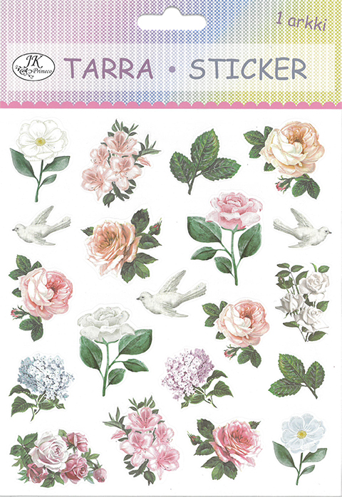Sticker Roses pastel