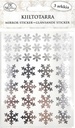 Mirror sticker Snowflake silver 3 sheets