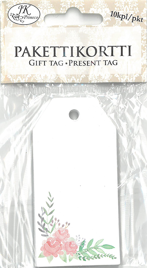 Gift tag Flora 10pcs