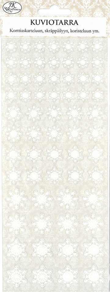 Pattern sticker Snowflake glitter