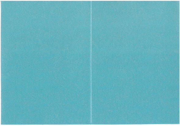 Folded pearlescent card sky blue 10pcs