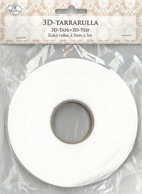 3D-sticker roll 5mm x 5m 2pcs
