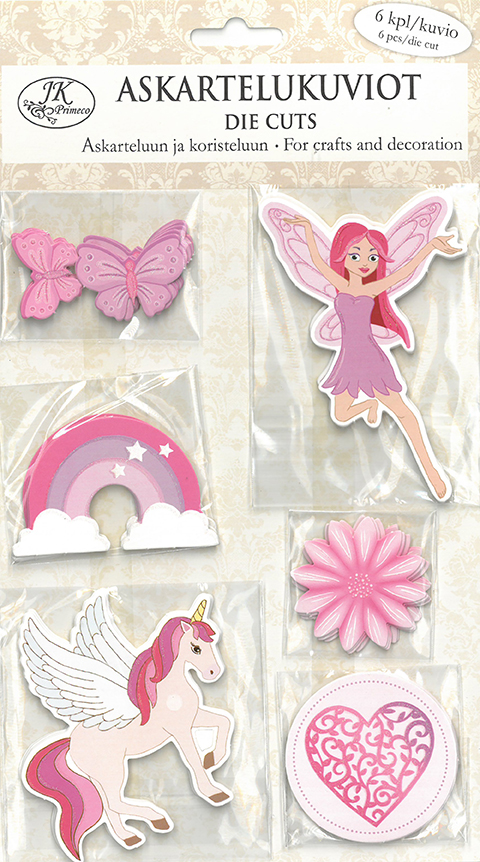 Die cuts lilac/pink    
