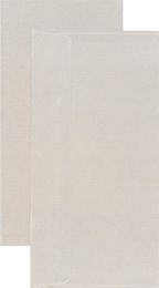 Folded pearlescent card + envelope long champagne 5pcs+5pcs