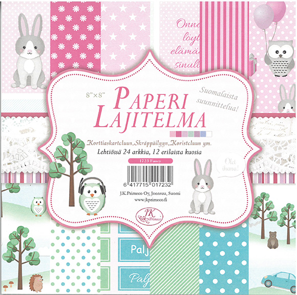 Paper assortment 8x8 Fancy