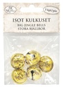 Big jingle bells gold 5pcs