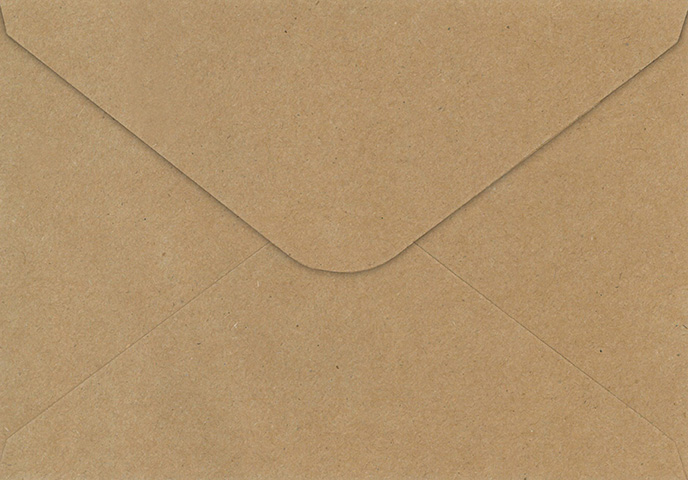 Envelope C6 recycled brown 20pcs 