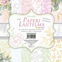 Paper assortment 8x8 pearlescent silver 