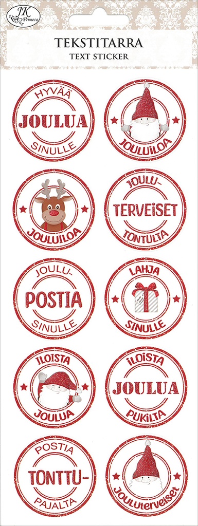 Text sticker Joululeimasin