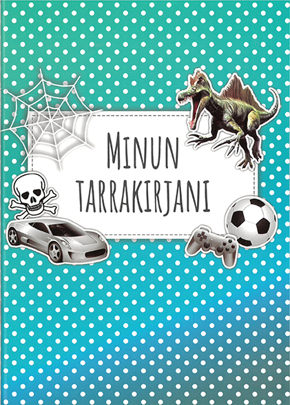 Sticker book A5 Sininen