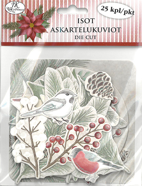 Isot askartelukuviot Havut ja marjat 25kpl