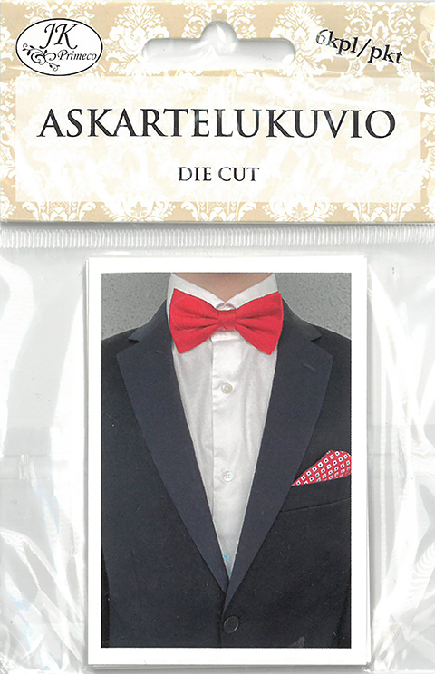 Die cuts Suit 6pcs