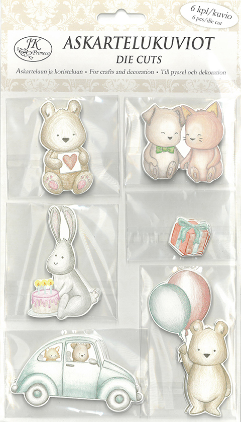 Die cuts Soft toys