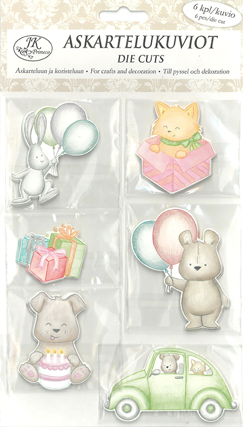Die cuts Soft toys