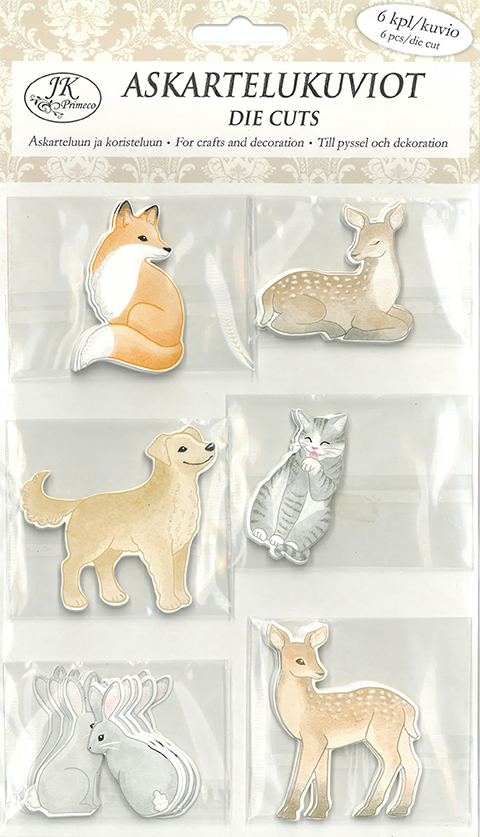 Die cuts Cute animals