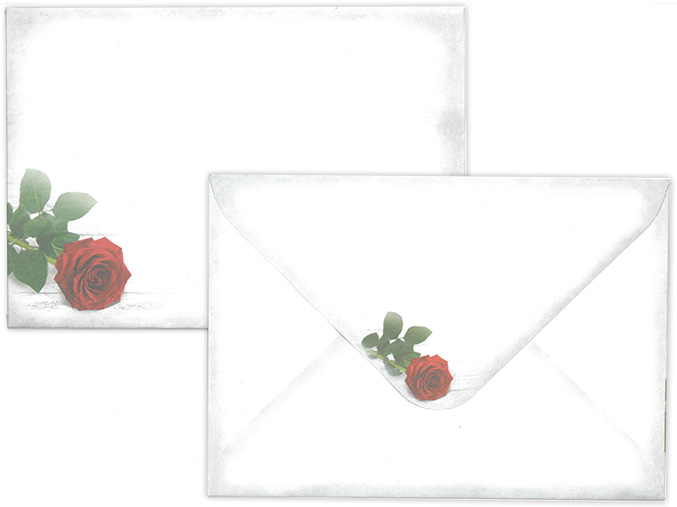 Envelope C6 Rose red 10pcs