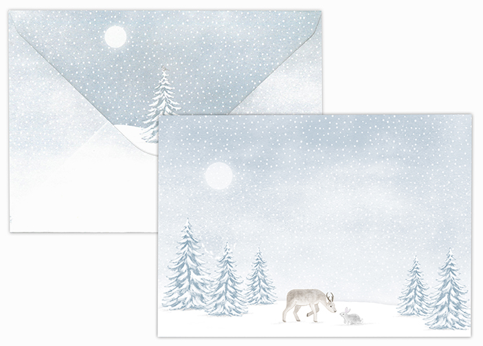 Envelope C6 Winter forest 10pcs