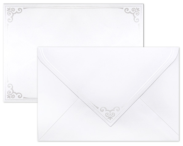 Envelope C6 Pearlescent silver 10pcs