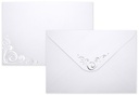Foil envelope C6 Vine silver 10pcs