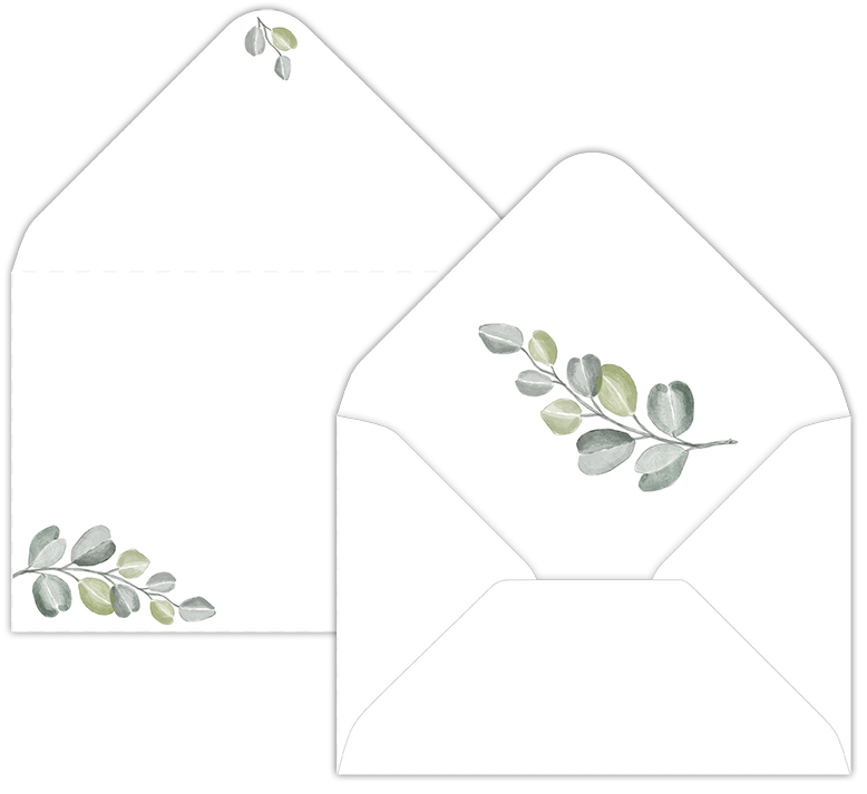Envelope C6 Eucalyptus 10pcs