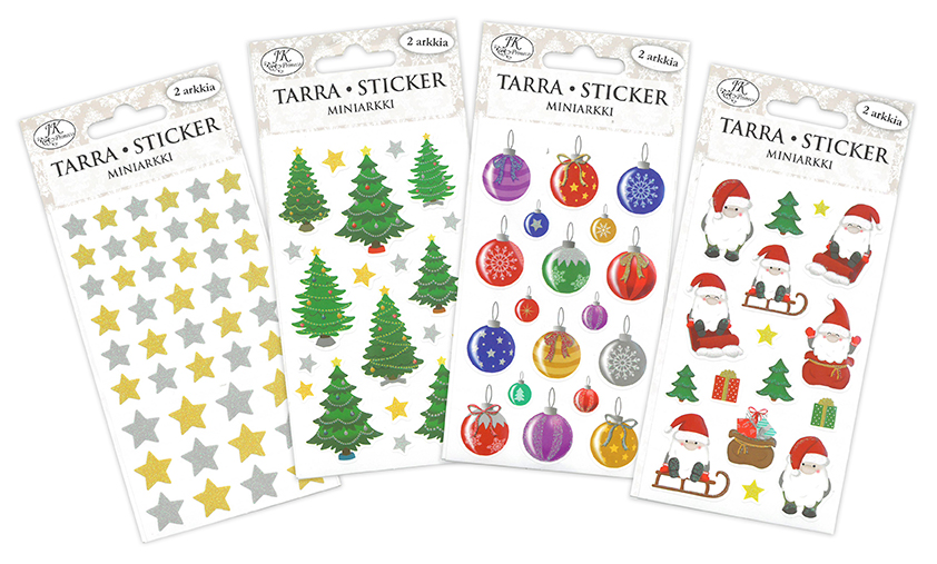 Mini sticker Christmas theme 2 sheets