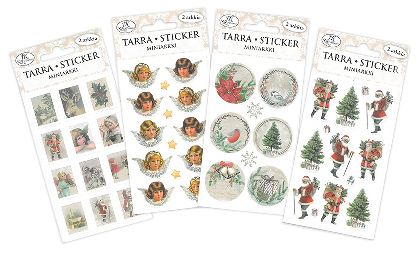 Mini sticker Christmas vintage 2 sheets