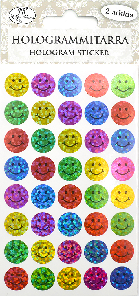 Hologram sticker Smiles 2 sheets