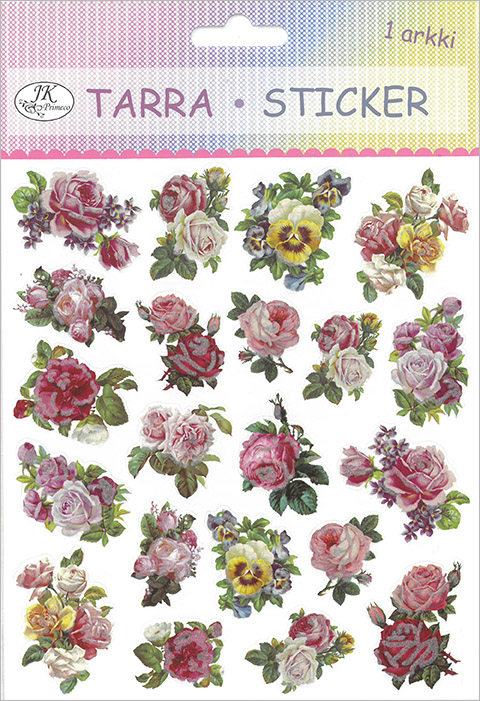 Sticker Roses vintage