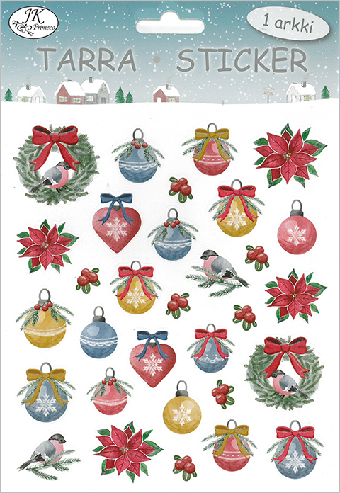 Sticker Christmas balls