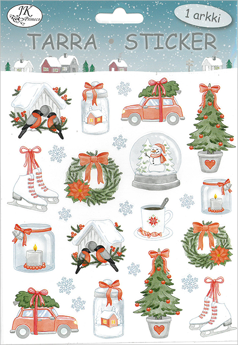 Sticker Christmas decoration