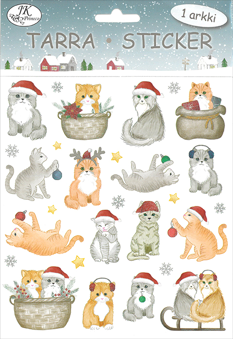 Sticker Cats Christmas