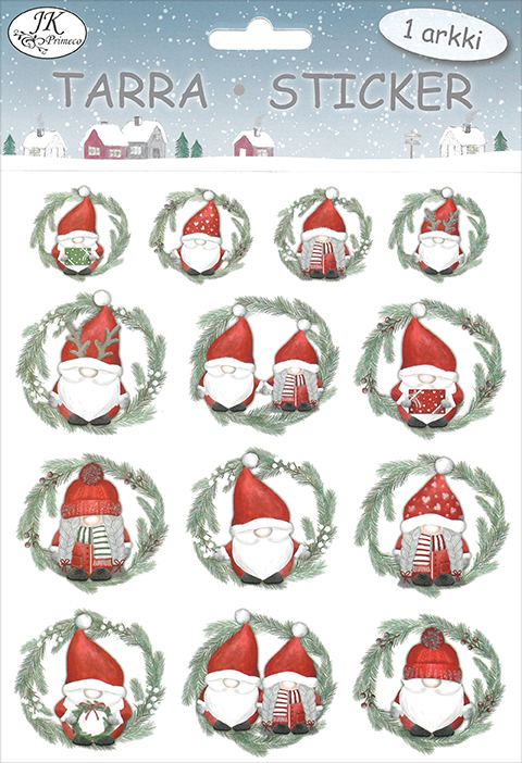Sticker Santa couple