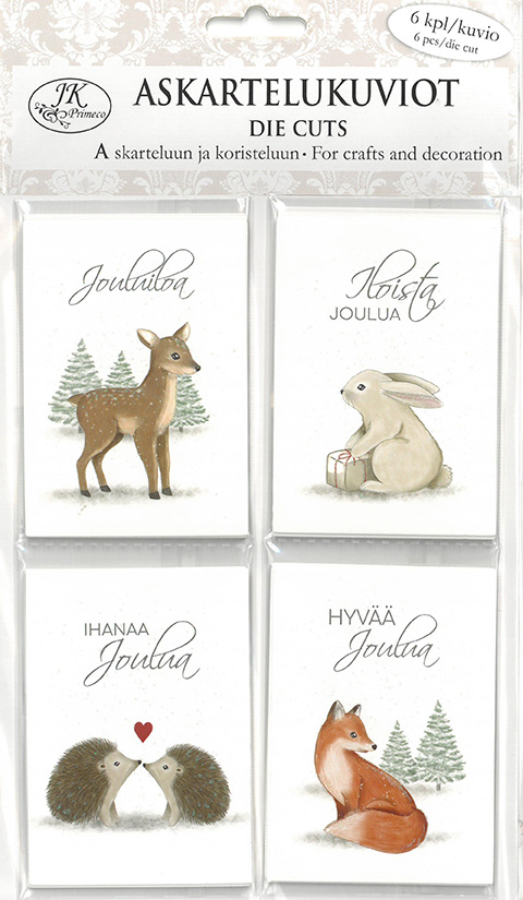 Die cuts Talvi luonto