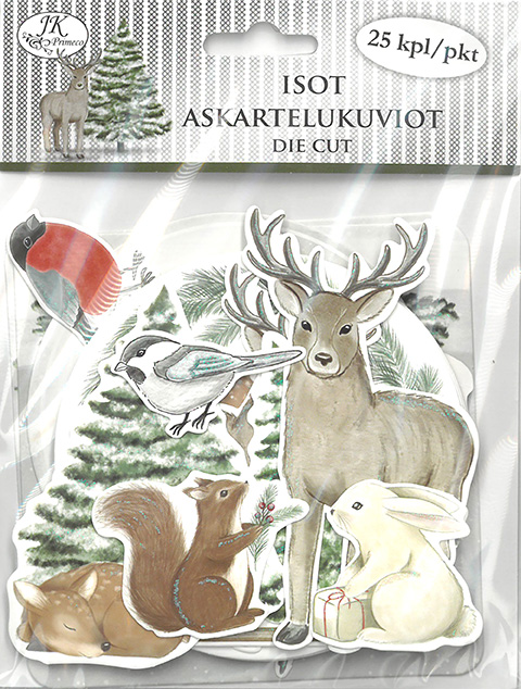 Big die cuts Talvi luonto 25pcs