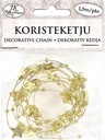 Decorative chain 1.5m Star gold