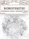 Decorative chain 1.5m Star silver