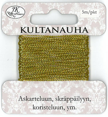 Gold ribbon 5m