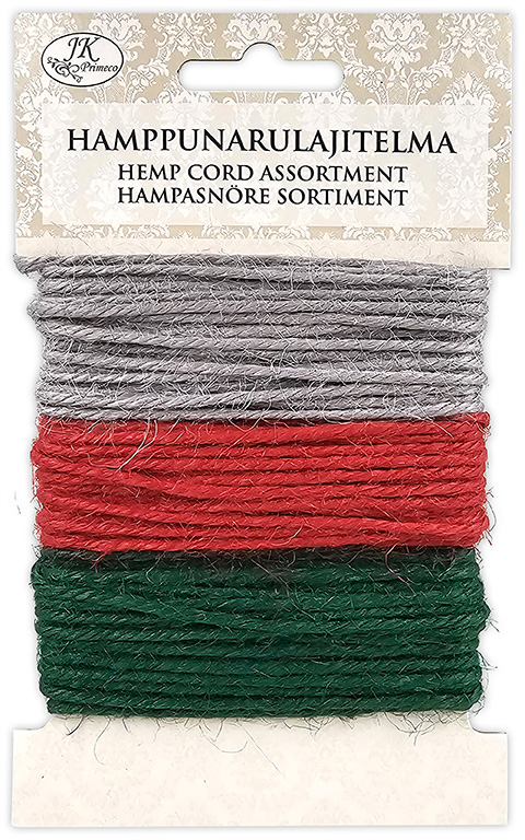Hemp cord assortment Christmas
