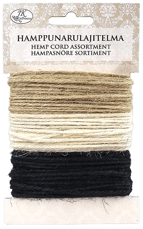Hemp cord assortment Natural