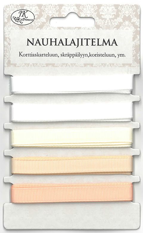 Ribbon assortment white